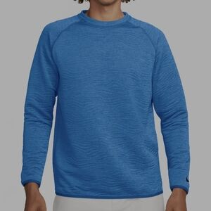 Nike Tour Dri-FIT Golf Crew Sweatshirt FD5835-435 Sky Blue Men's L NWT
